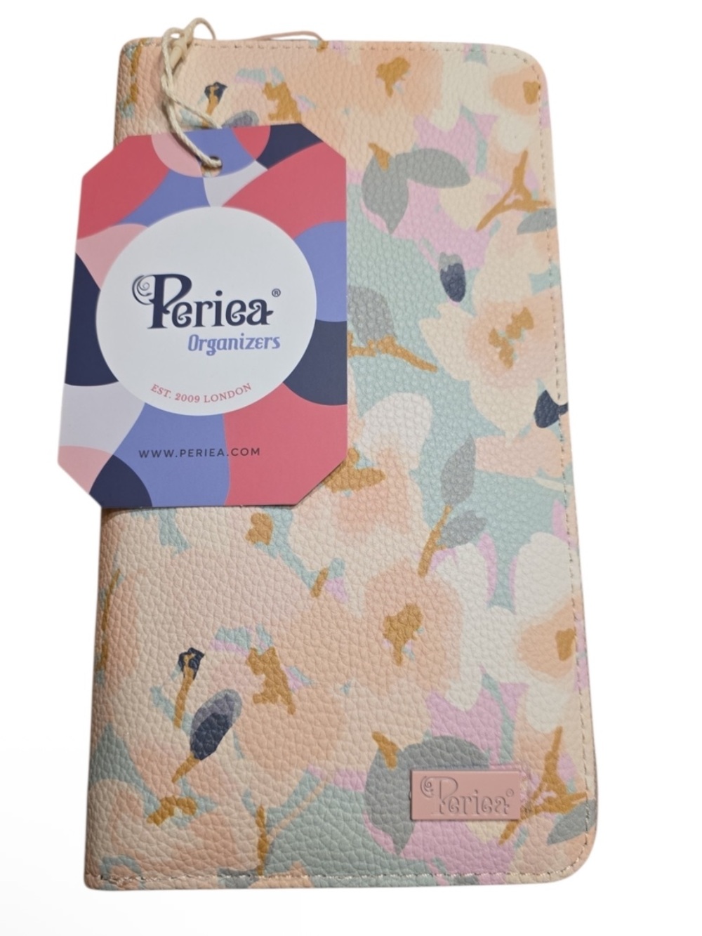 Periea Floral Pastel Jewelry Organizer Pouch Pastel Multicolor NEW